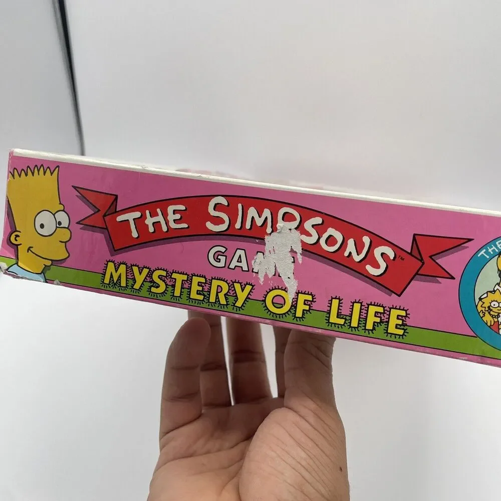 1990 The Simpsons Mystery Life Game by Cardinal, Not Complete!